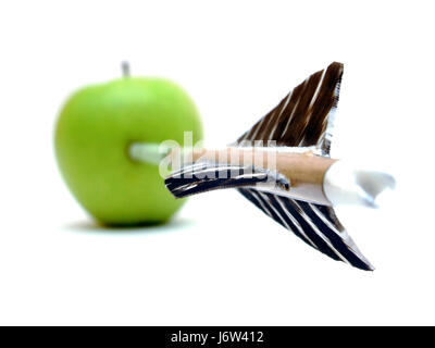 hit arc apples apple winner aim goal shoot arcs success victory win arrow hit Stock Photo