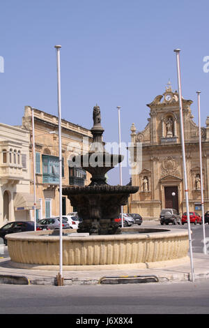 historical ruin malta fountain style of construction architecture architectural Stock Photo