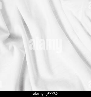 white fabric texture background Stock Photo