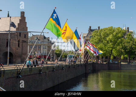 THE HAGUE, NETHERLANDS - MAY 5, 2016:The Hague is the seat of the Dutch government, parliament, the Supreme Court, and the Council of State, but the c Stock Photo