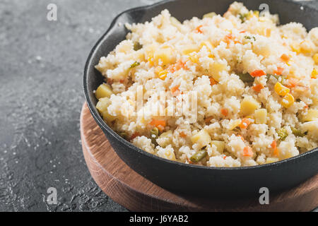 Cous Cous whit meat and vegetables Stock Photo