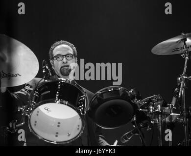 Drummer Bobby Z of The Revolution, Prince's 80's backing band performs at The Phoenix Concert Theatre in Toronto, Canada Stock Photo