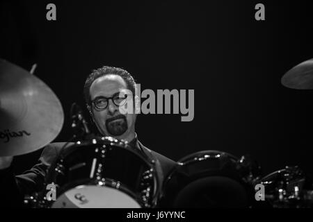 Drummer Bobby Z of The Revolution, Prince's 80's backing band performs at The Phoenix Concert Theatre in Toronto, Canada Stock Photo