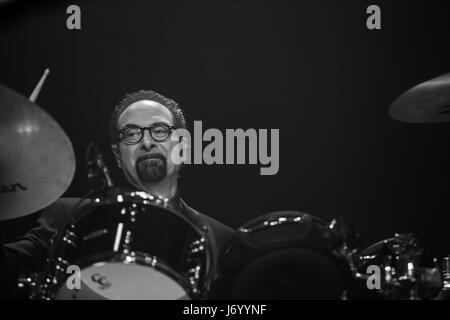 Drummer Bobby Z of The Revolution, Prince's 80's backing band performs at The Phoenix Concert Theatre in Toronto, Canada Stock Photo