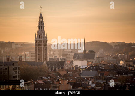 skyline of Leuven, Belgium Stock Photo