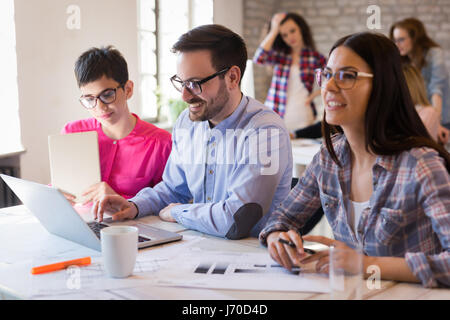 Students College University Education attending lecture Stock Photo