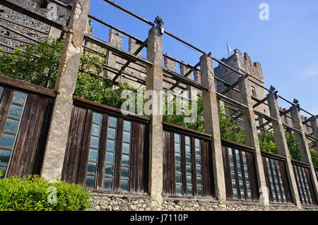 Torri del Benaco lemon garden on Lake Garda in Italy Stock Photo