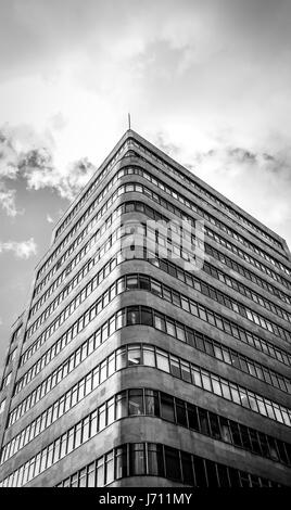 Black and White building in Downtown Bogota - Bogota, Colombia Stock Photo