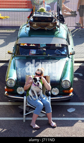 Brighton Breeze VW Camper run Stock Photo