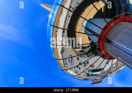 Brighton British Airways i360 observation tower on the seafront, Brighton, East Sussex, UK Stock Photo