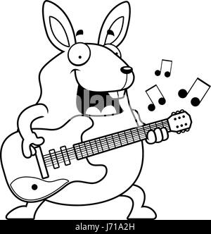 bunny playing guitar cartoon illustration Stock Vector Image & Art - Alamy