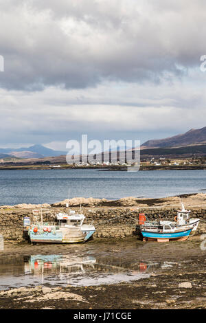 Broadford harbour on the Isle of Skye in Scotland. Stock Photo