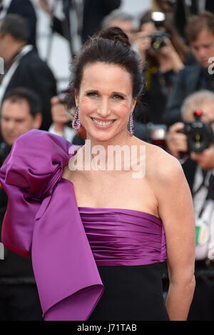 Actress Andie MacDowell attends The Meyerowitz Stories screening
