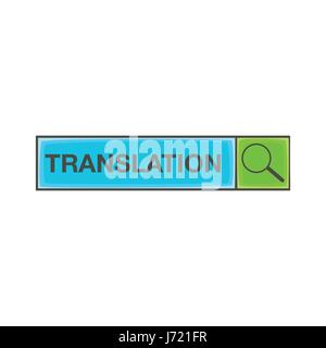 Search translation icon, cartoon style Stock Vector Image & Art - Alamy