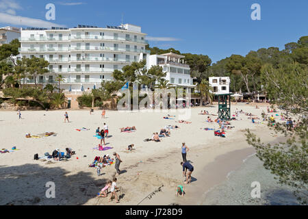 beach in Cala Santanyi, Majorca, Spain Stock Photo