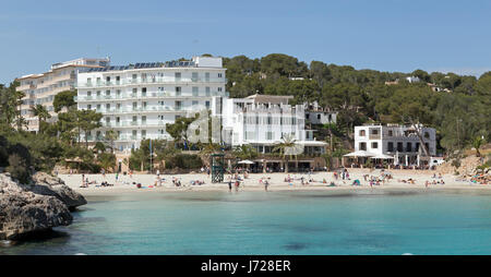 beach in Cala Santanyi, Majorca, Spain Stock Photo