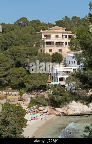 beach in Cala Santanyi, Majorca, Spain Stock Photo