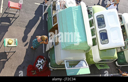 Brighton Breeze VW Camper run Stock Photo