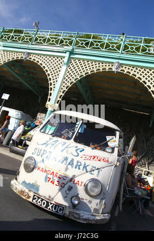 Brighton Breeze VW Camper run Stock Photo