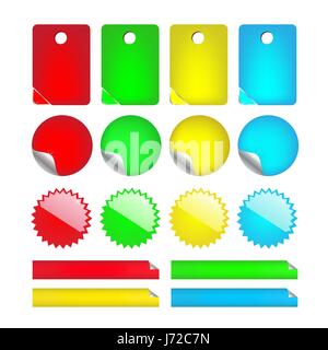 Stickers Stock Vector