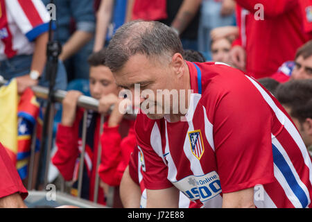 Madrid, Spain. 21st May, 2017. Milinko Pantic. Credit: Jorge Gonzalez/Pacific Press/Alamy Live News Stock Photo