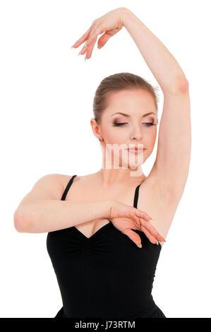 Woman ballerina ballet dancer Stock Photo