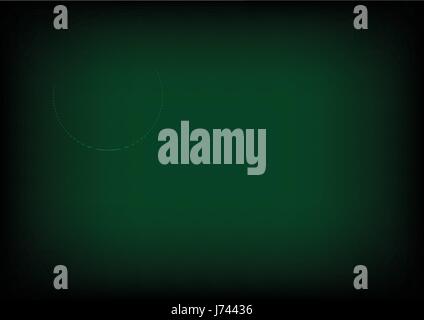 Green radar screen. Vector illustration Stock Vector