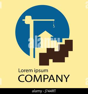 House repair logo. Tools icon. Roof repair logo. Repairs house sign. Home improvement icon. vector illustration Stock Vector