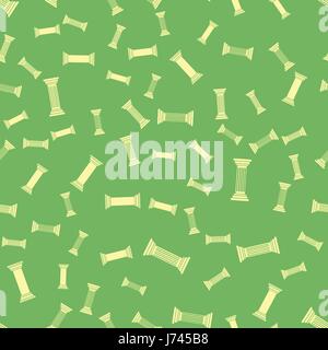 Greek Column Seamless Pattern Stock Vector