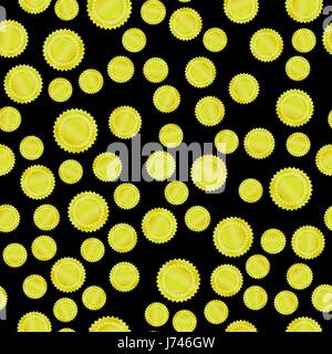 Gold Medal Seamless Pattern Stock Vector