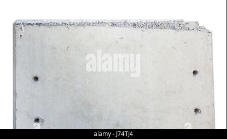 Concrete Block ,isolated on white background,cement Stock Photo
