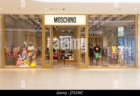 Moschino store in the Embassy Mall, Bangkok, Thailand Stock Photo