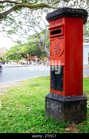 Pillbox in the city of Galle, a remnant of Sri Lanka's old colonial past. Stock Photo