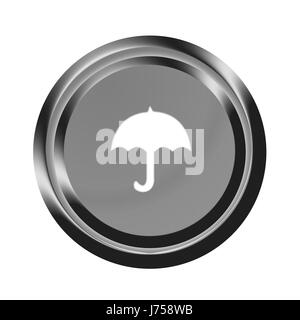 umbrella button Stock Photo