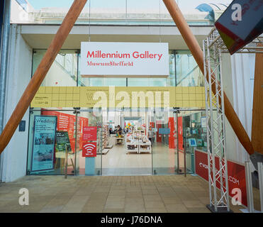 Millennium Gallery, Sheffield, South Yorkshire, England Stock Photo