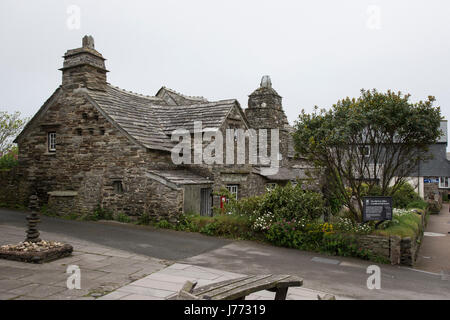 Tintagel Old Post Office, Cornwall Stock Photo