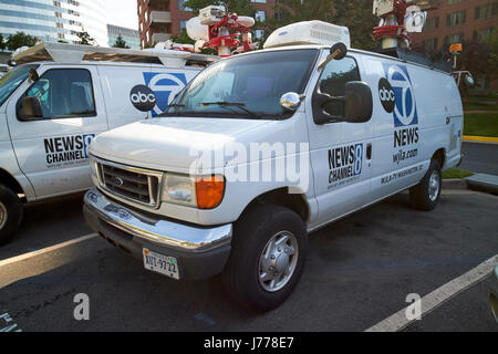 abc 7 wjla television vehicle Washington DC USA Stock Photo - Alamy