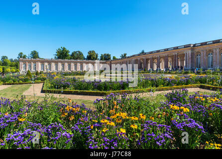 Gardens of the Grand Trianon, Domain de Versailles, near Paris, France Stock Photo