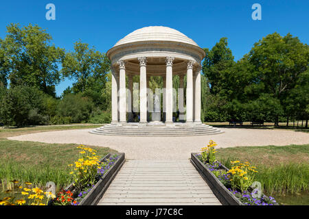 Temple of Love (Temple de l'Amour) in the gardens of the Petit Trianon, Chateau de Versailles, Domain de Versailles, near Paris, France Stock Photo