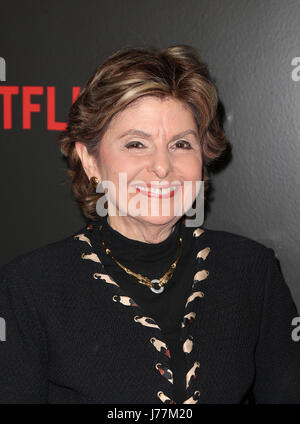 Beverly Hills, CA, USA. 23rd May, 2017. 23 May 2017 - Beverly Hills, California - Gloria Allred. Netflix Comedy Panel For Your Consideration Event held at Netflix FYSee Space. Photo Credit: Faye Sadou/AdMedia Credit: Faye Sadou/AdMedia/ZUMA Wire/Alamy Live News Stock Photo