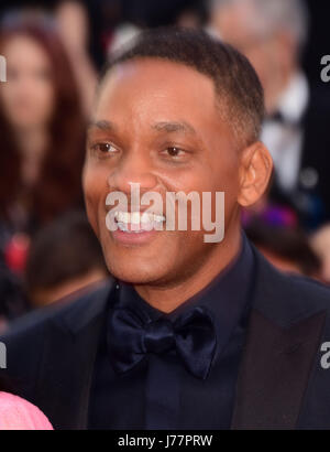 Cannes, France. 23rd May, 2017. Will Smith attends the 70th Anniversary night at Cannes Film Festival, 23rd May 2017 Credit: Peter Phillips/Alamy Live News Stock Photo