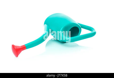 Watering can for watering flowers. Stock Photo