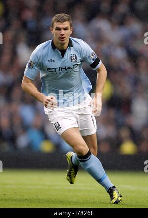 EDIN DZEKO MANCHESTER CITY FC ETIHAD STADIUM MANCHESTER ENGLAND 23 September 2012 Stock Photo