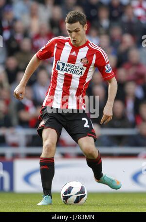 ADAM JOHNSON SUNDERLAND FC STADIUM OF LIGHT SUNDERLAND ENGLAND 21 October 2012 Stock Photo