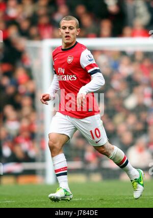 JACK WILSHERE ARSENAL FC LONDON ENGLAND UK 19 February 2013 Stock Photo ...