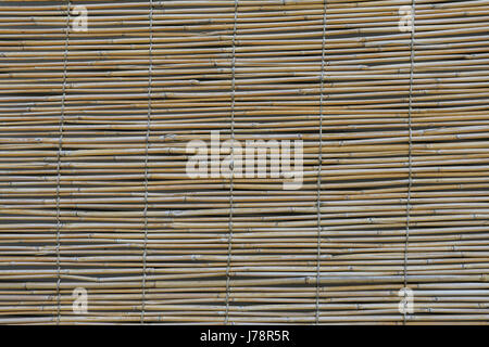 bamboo blind pattern background Stock Photo