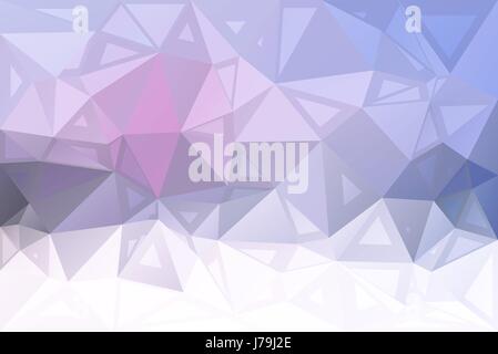 Pale pink grey blue abstract random sizes low poly geometric background Stock Vector