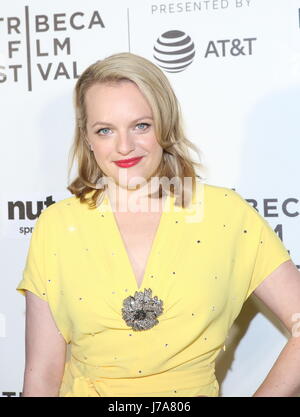 World Premiere of 'TOKYO PROJECT' at Tribeca Film Festival presented by AT&T - Arrivals  Featuring: Elisabeth Moss Where: New York, New York, United States When: 23 Apr 2017 Credit: Derrick Salters/WENN.com Stock Photo