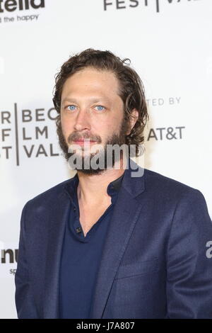 World Premiere of 'TOKYO PROJECT' at Tribeca Film Festival presented by AT&T - Arrivals  Featuring: Ebon Moss-Bachrach Where: New York, New York, United States When: 23 Apr 2017 Credit: Derrick Salters/WENN.com Stock Photo