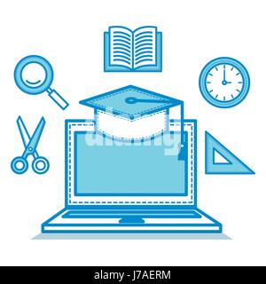 Education related objects Stock Vector